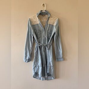 Anthropologie Holding Horses Denim Dress